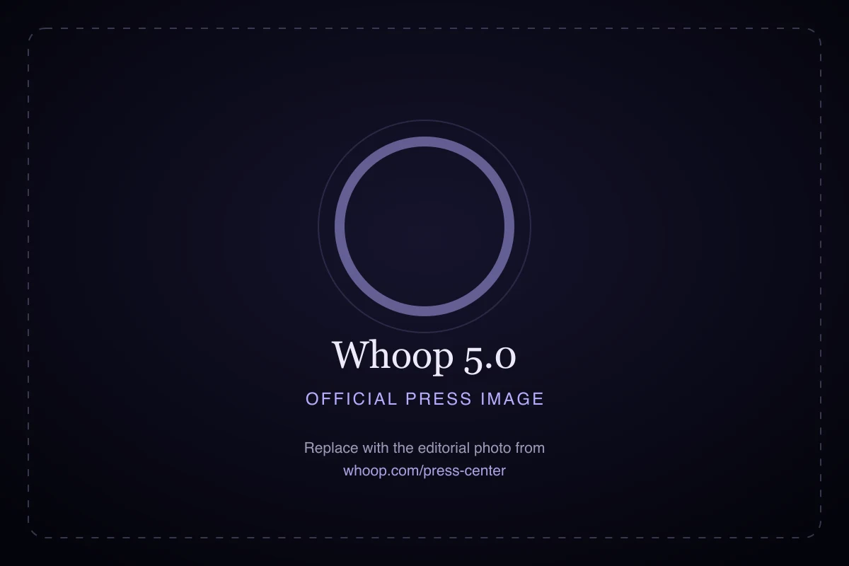 Whoop 5.0 — official product image