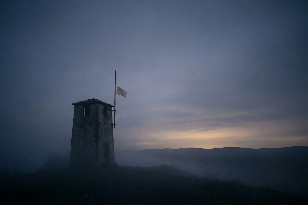 Flagge vom Turm